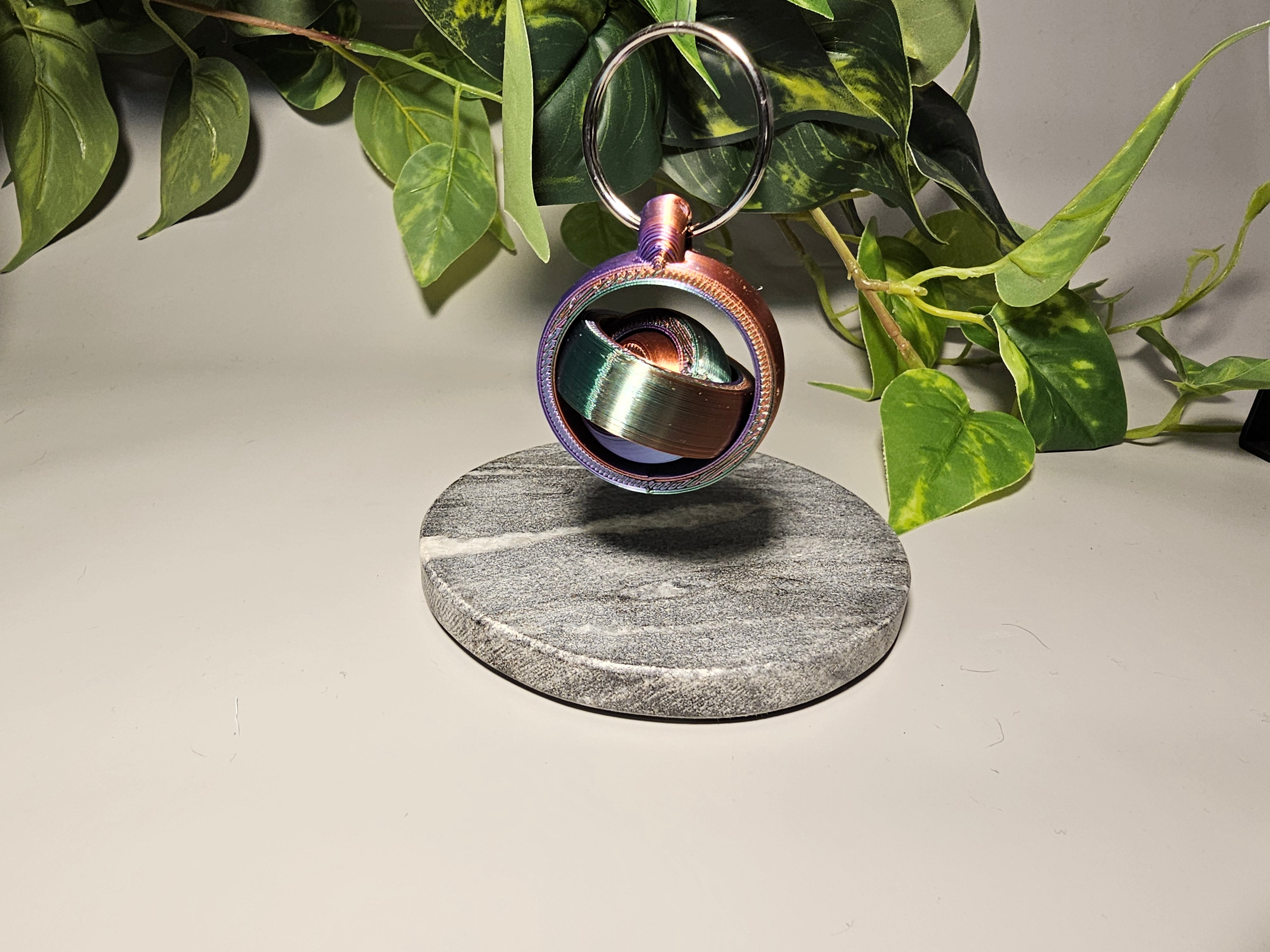 Gyroscope Keychain Gyro Keychain – Creative Fused World